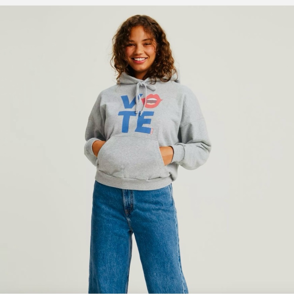 Levi’s Iconic “Vote” Mouth Sweatshirt